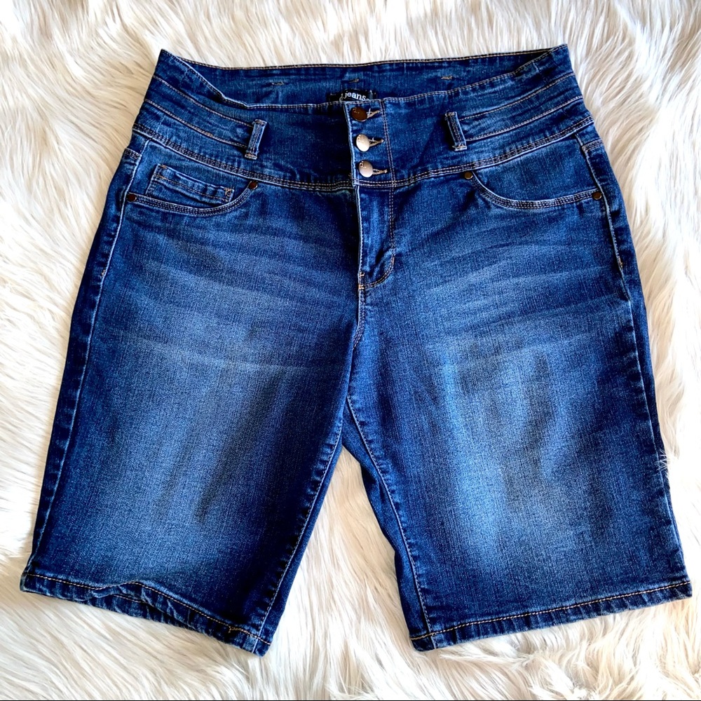 Denim High Waist Shorts